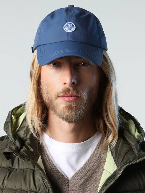 Navy blue Accessories B6XV754 RECYCLED NYLON CAP Men North Sails
