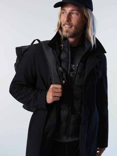 Black Clothing B6XV1035 TECH TRENCH Men North Sails