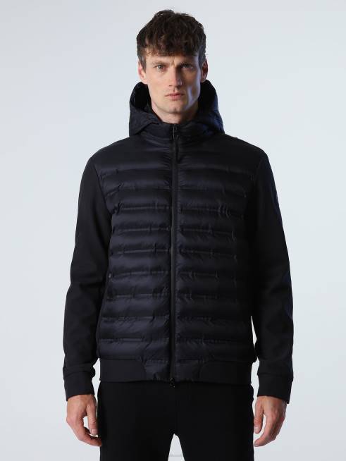 Black Clothing B6XV844 COMMUTER HYBRID JACKET Men North Sails