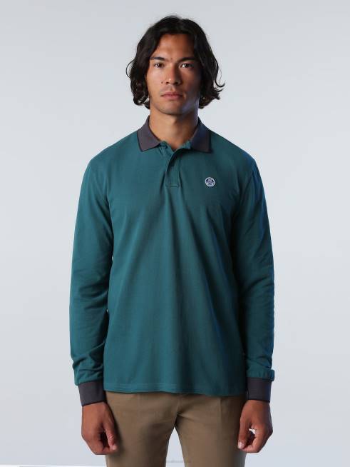 Mediterranea Clothing B6XV1005 LONG-SLEEVED POLO SHIRT Men North Sails