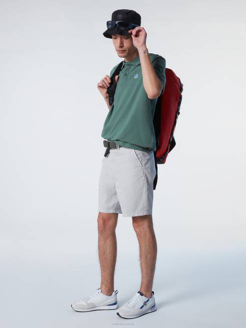 Military green Clothing B6XV126 ORGANIC COTTON POLO SHIRT Men North Sails