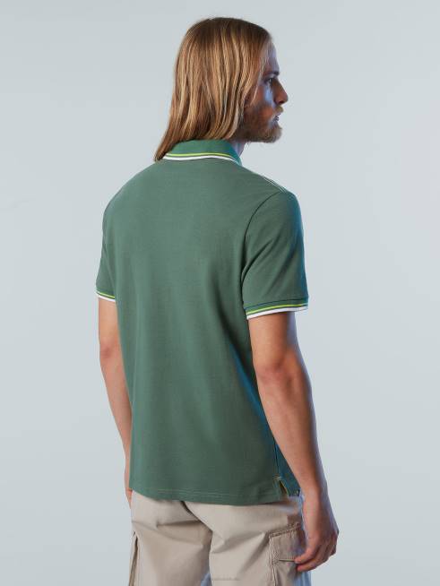 Military green Clothing B6XV84 Organic Cotton Polo Shirt NEW Men North Sails
