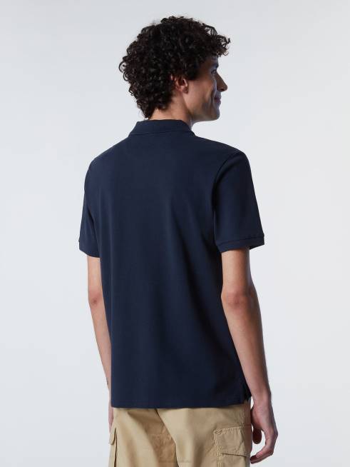 Navy blue Clothing B6XV121 ORGANIC COTTON POLO SHIRT Men North Sails