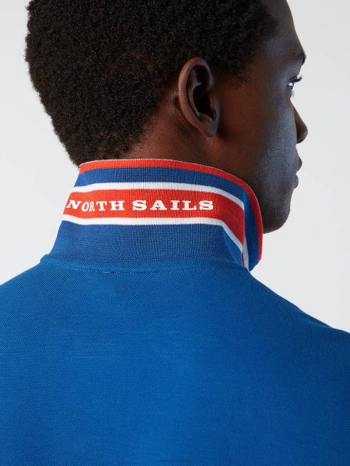 Ocean blue Clothing B6XV82 Organic Cotton Polo Shirt SALE Men North Sails
