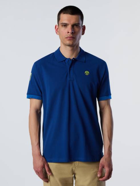 Ocean blue Clothing B6XV9 Organic Cotton Polo Shirt SALE Men North Sails