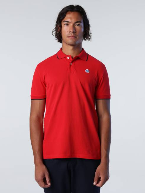 Red Clothing B6XV935 PRINTED POLO SHIRT Men North Sails