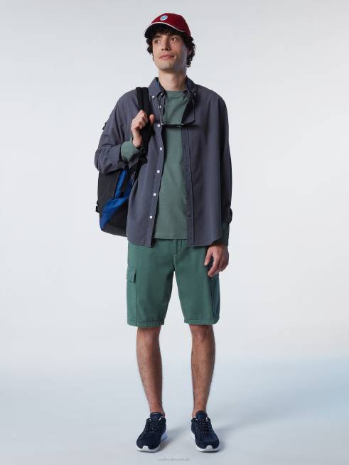 Asphalt Clothing B6XV209 GABARDINE SHIRT Men North Sails