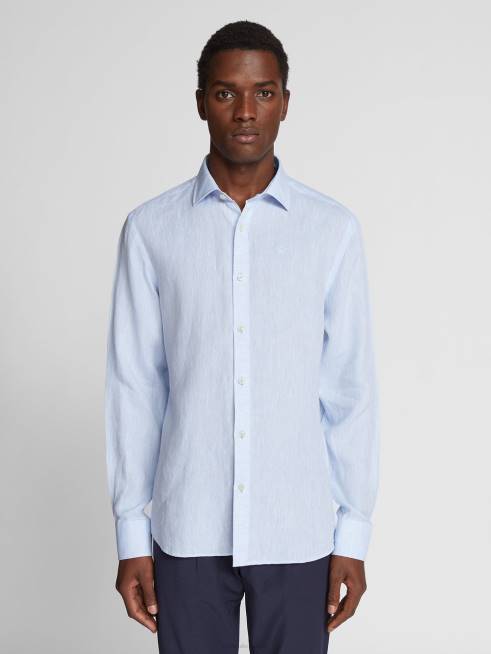 Cool blue Clothing B6XV1181 LINEN SHIRT Men North Sails