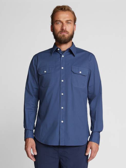 Dark denim Clothing B6XV1184 POPLIN SHIRT Men North Sails