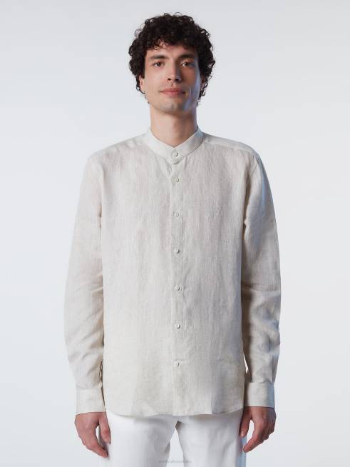 Dove Clothing B6XV234 MANDARIN COLLAR SHIRT Men North Sails