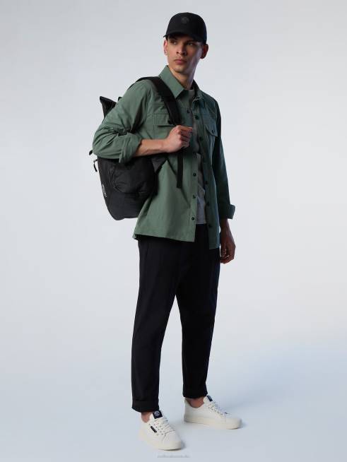 Military green Clothing B6XV40 DOWNDRIFT OVERSHIRT Men North Sails
