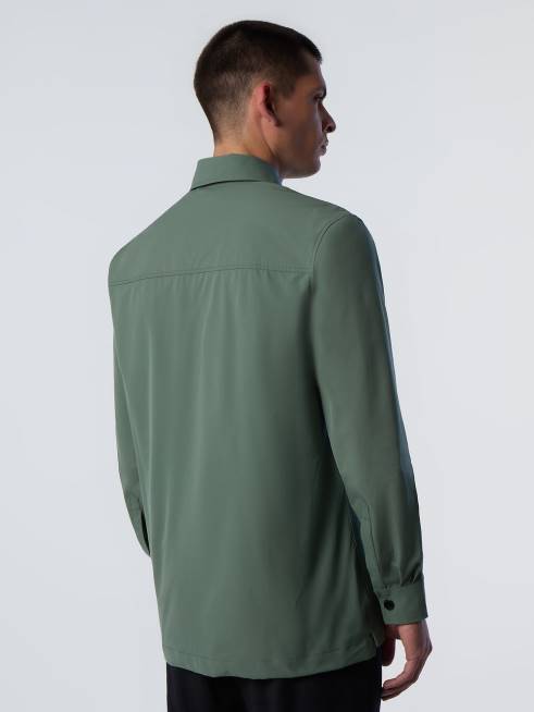 Military green Clothing B6XV40 DOWNDRIFT OVERSHIRT Men North Sails