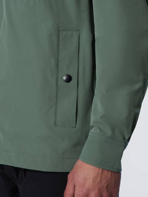 Military green Clothing B6XV40 DOWNDRIFT OVERSHIRT Men North Sails