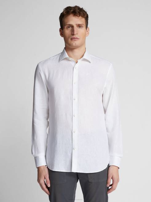 White Clothing B6XV1177 LINEN SHIRT Men North Sails