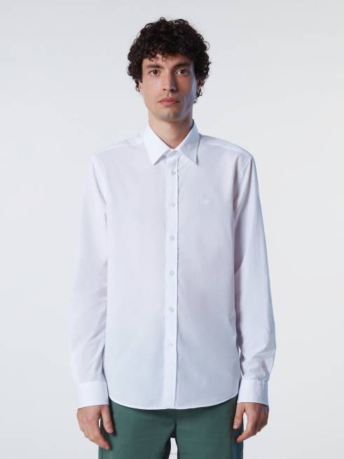White Clothing B6XV204 POPLIN SHIRT Men North Sails