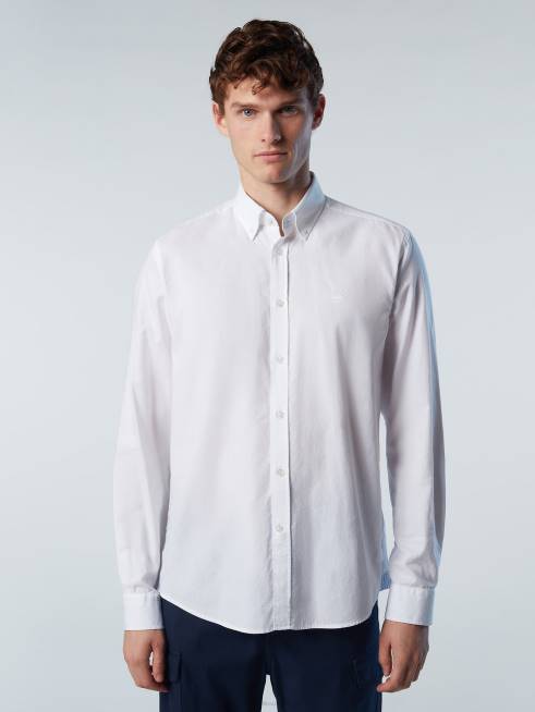 White Clothing B6XV233 COTTON SHIRT Men North Sails