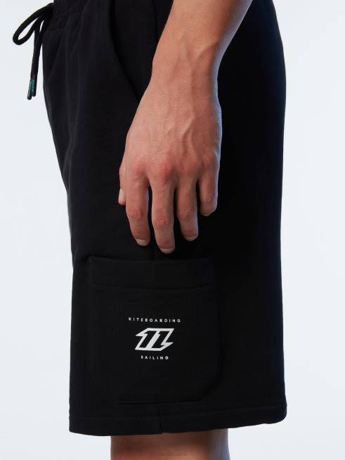 Black Clothing B6XV348 SHORT SWEATPANTS Men North Sails