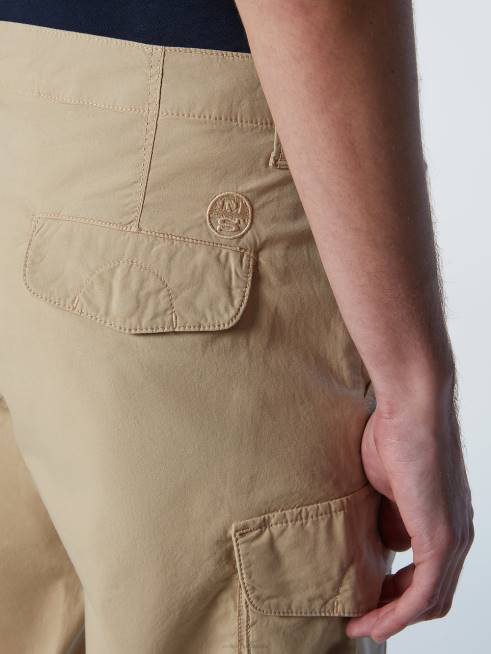 Honey Clothing B6XV329 ECO-POPLIN CARGO SHORTS Men North Sails