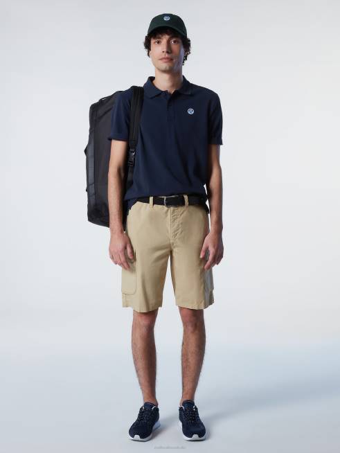 Honey Clothing B6XV329 ECO-POPLIN CARGO SHORTS Men North Sails