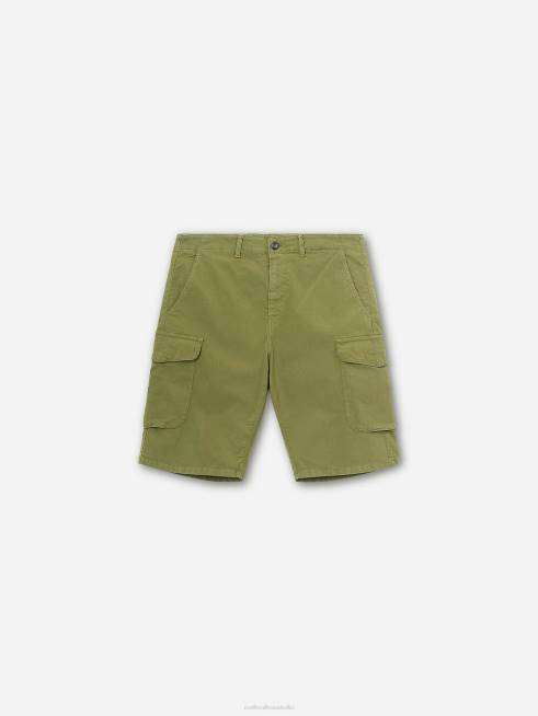Olive green Clothing B6XV1167 POPLIN CARGO SHORTS RANGER 1937 Men North Sails