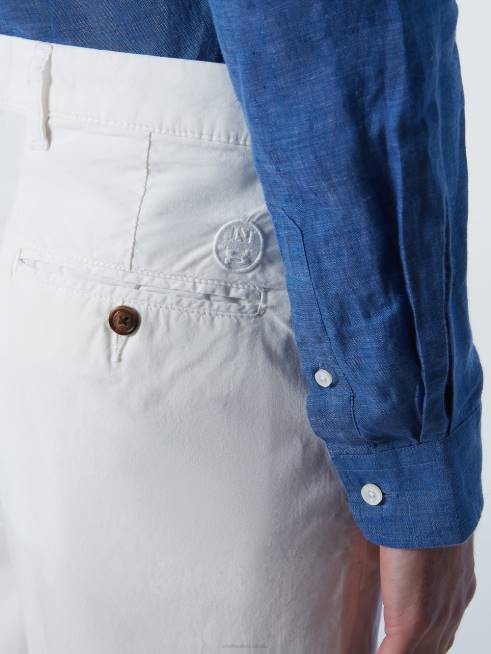 White Clothing B6XV340 ORGANIC COTTON CHINO SHORTS Men North Sails