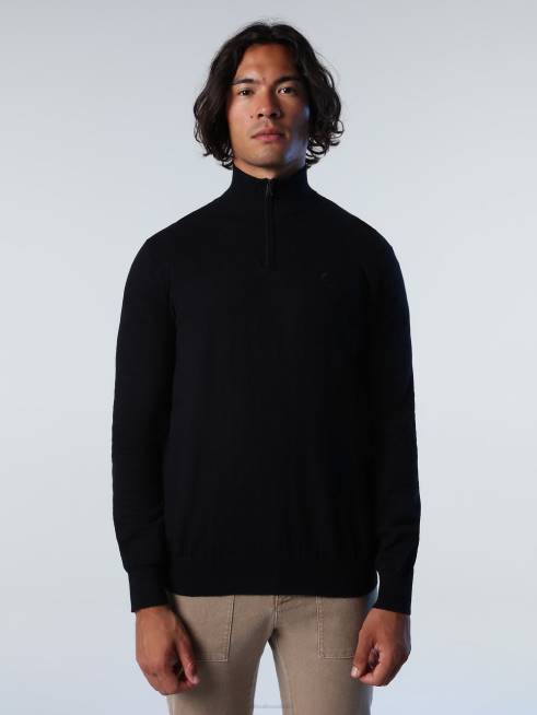 Black Clothing B6XV733 HALF-ZIP JUMPER Men North Sails