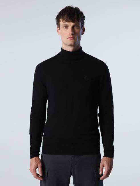 Black Clothing B6XV880 TURTLENECK JUMPER Men North Sails