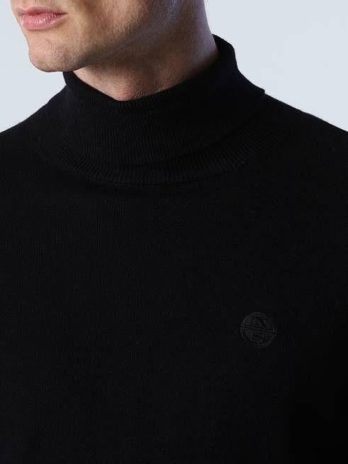 Black Clothing B6XV880 TURTLENECK JUMPER Men North Sails