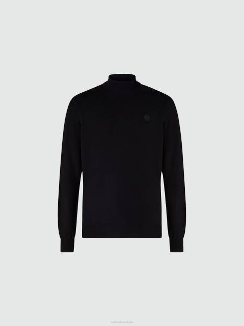 Black Clothing B6XV902 COTTON AND WOOL JUMPER Men North Sails