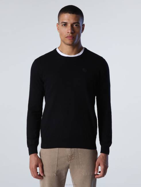 Black Clothing B6XV912 CREW-NECK JUMPER Men North Sails
