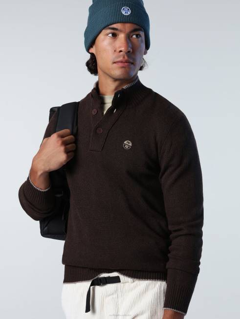 Cocoa Clothing B6XV726 JUMPER WITH BUTTONS Men North Sails