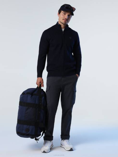 Navy blue Clothing B6XV766 ECO-CASHMERE CARDIGAN Men North Sails