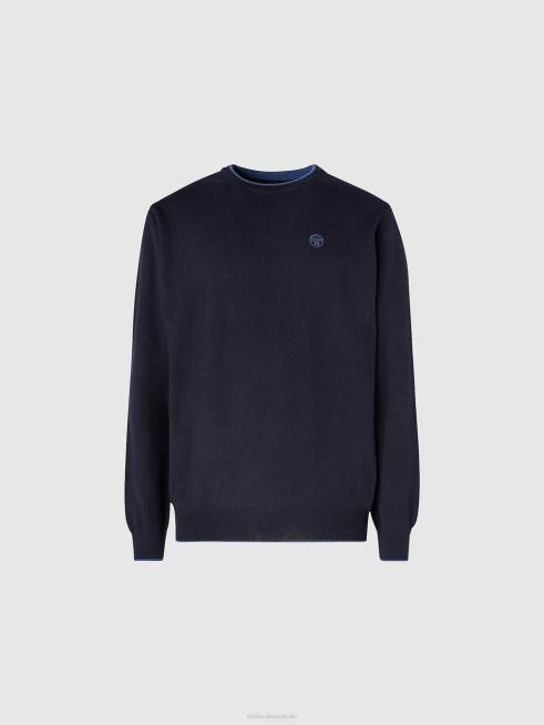 Navy blue Clothing B6XV891 ECO CASHMERE JUMPER Men North Sails