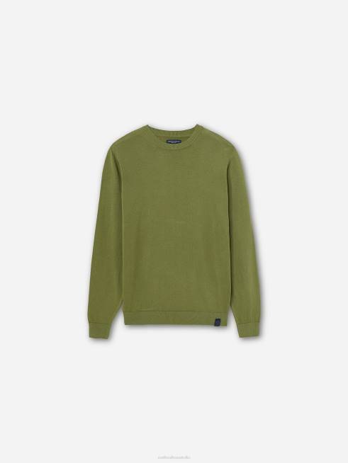 Olive green Clothing B6XV1063 COTTON JUMPER Men North Sails