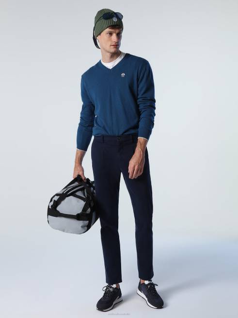 Poseidon Clothing B6XV807 JUMPER WITH V-NECK Men North Sails