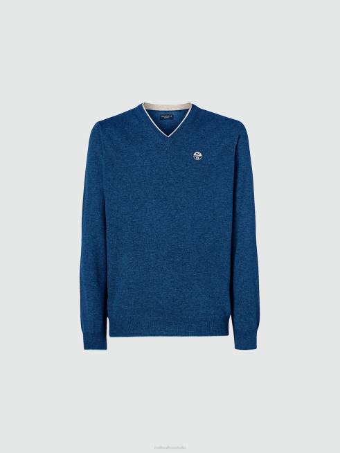 Poseidon Clothing B6XV807 JUMPER WITH V-NECK Men North Sails