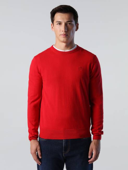 Red Clothing B6XV903 CREW-NECK JUMPER NEW Men North Sails