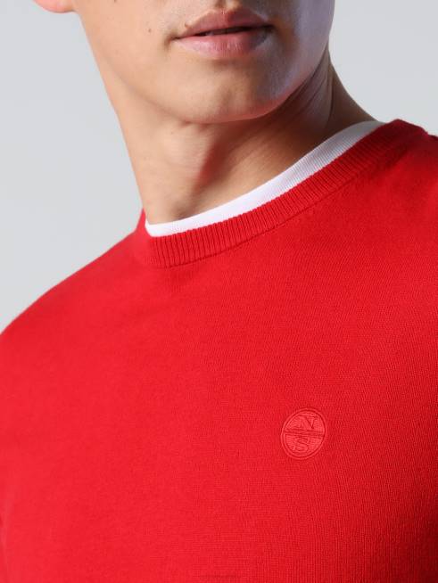 Red Clothing B6XV903 CREW-NECK JUMPER NEW Men North Sails
