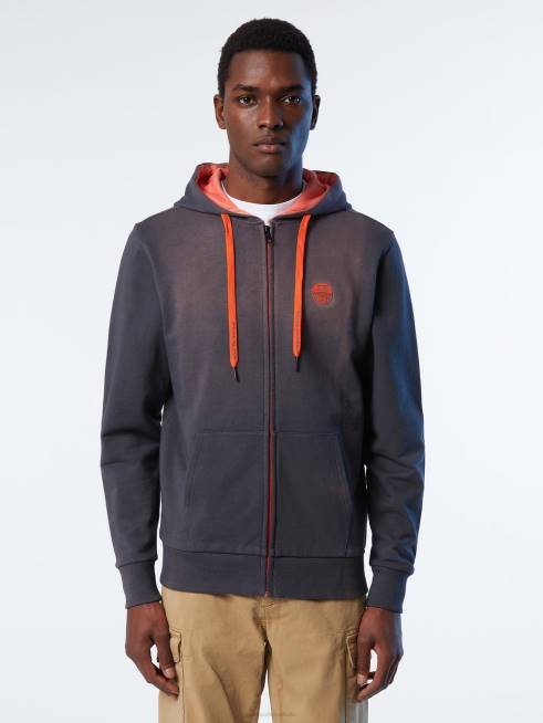 Asphalt Clothing B6XV279 FULL-ZIP HOODIE Men North Sails