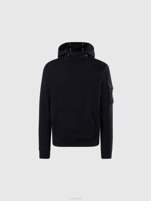 Black Clothing B6XV274 HOODIE WITH POCKET Men North Sails