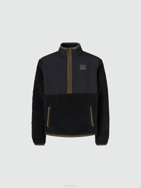 Black Clothing B6XV917 RECYCLED FLEECE SWEATSHIRT Men North Sails