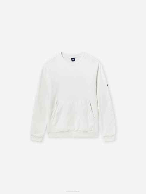 Blanc Clothing B6XV1188 SWEATSHIRT WITH POCKETS Men North Sails