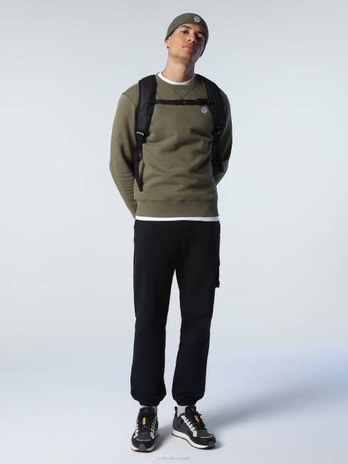 Ivy green Clothing B6XV735 SWEATSHIRT WITH CHEST LOGO Men North Sails