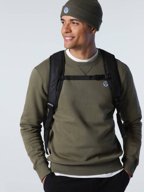 Ivy green Clothing B6XV735 SWEATSHIRT WITH CHEST LOGO Men North Sails