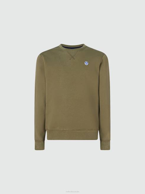 Ivy green Clothing B6XV735 SWEATSHIRT WITH CHEST LOGO Men North Sails