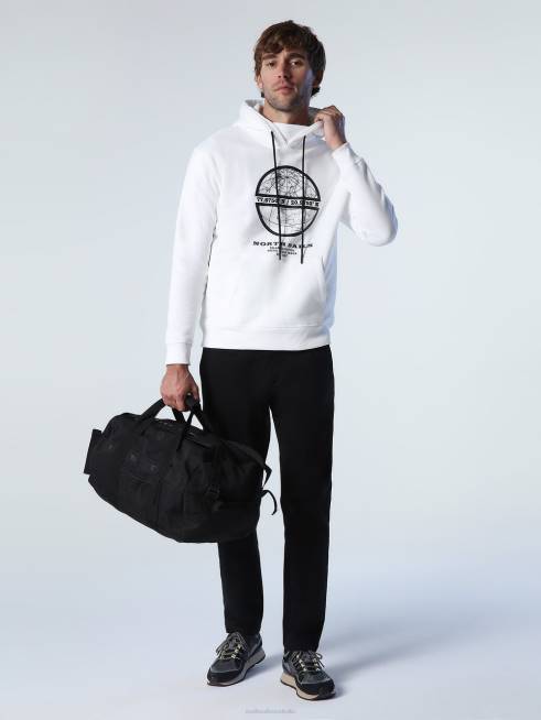Marshmallow Clothing B6XV1013 PRINTED HOODIE Men North Sails