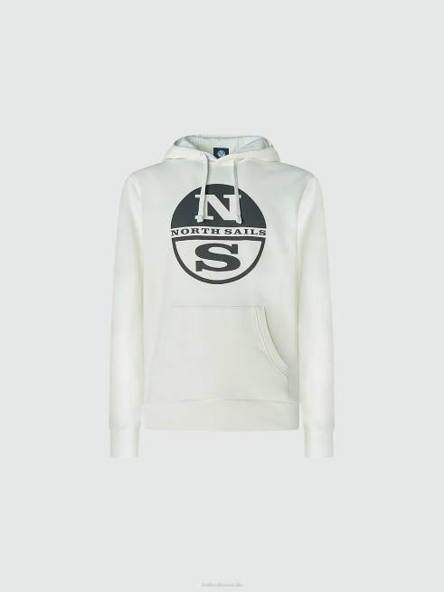 Marshmallow Clothing B6XV784 LOGO HOODIE Men North Sails