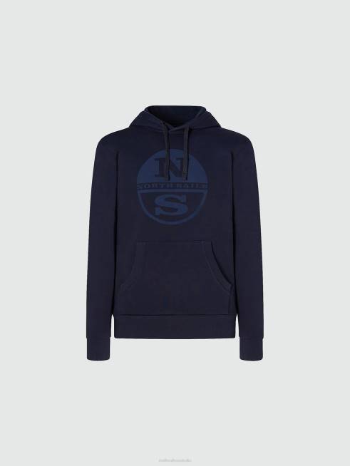 Navy blue Clothing B6XV787 LOGO HOODIE Men North Sails