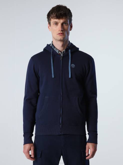 Navy blue Clothing B6XV823 ZIP SWEATSHIRT Men North Sails