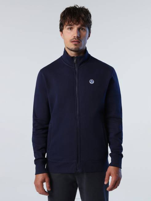 Navy blue Clothing B6XV827 ZIP SWEATSHIRT Men North Sails